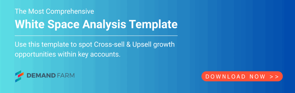 DemandFarm Whitespace Analysis Template for Key Strategic Accounts.