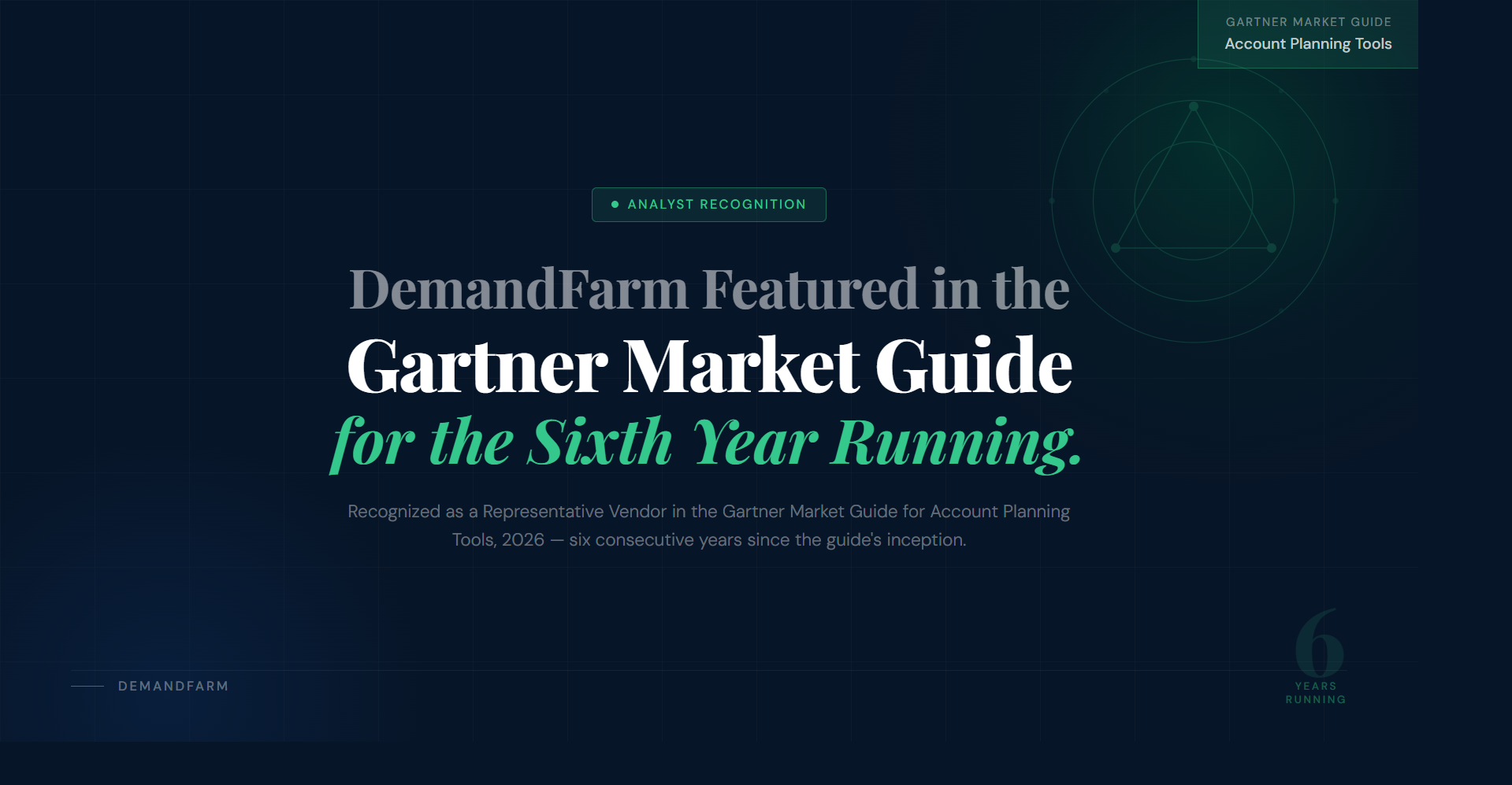 DemandFarm Gartner Account Planning Tools 2026
